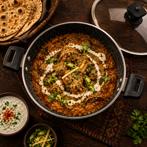 Mutton handi in Tawaana non-stick karahi