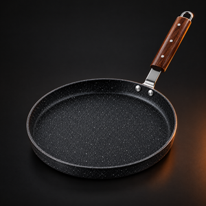 Tawaana non-stick hot plate with wooden handle